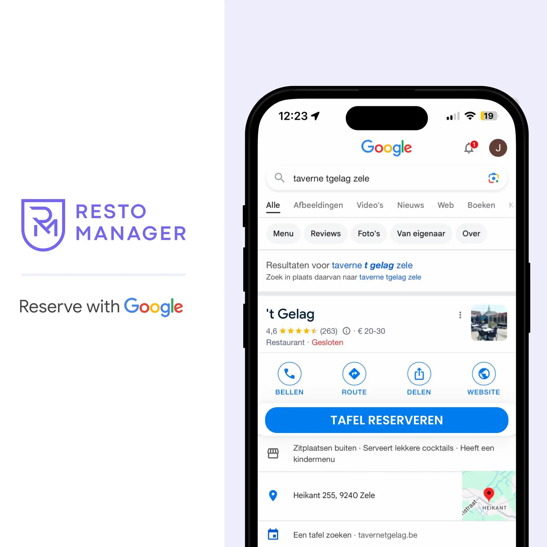Obtenez des réservations supplémentaires grâce à Reserve With Google