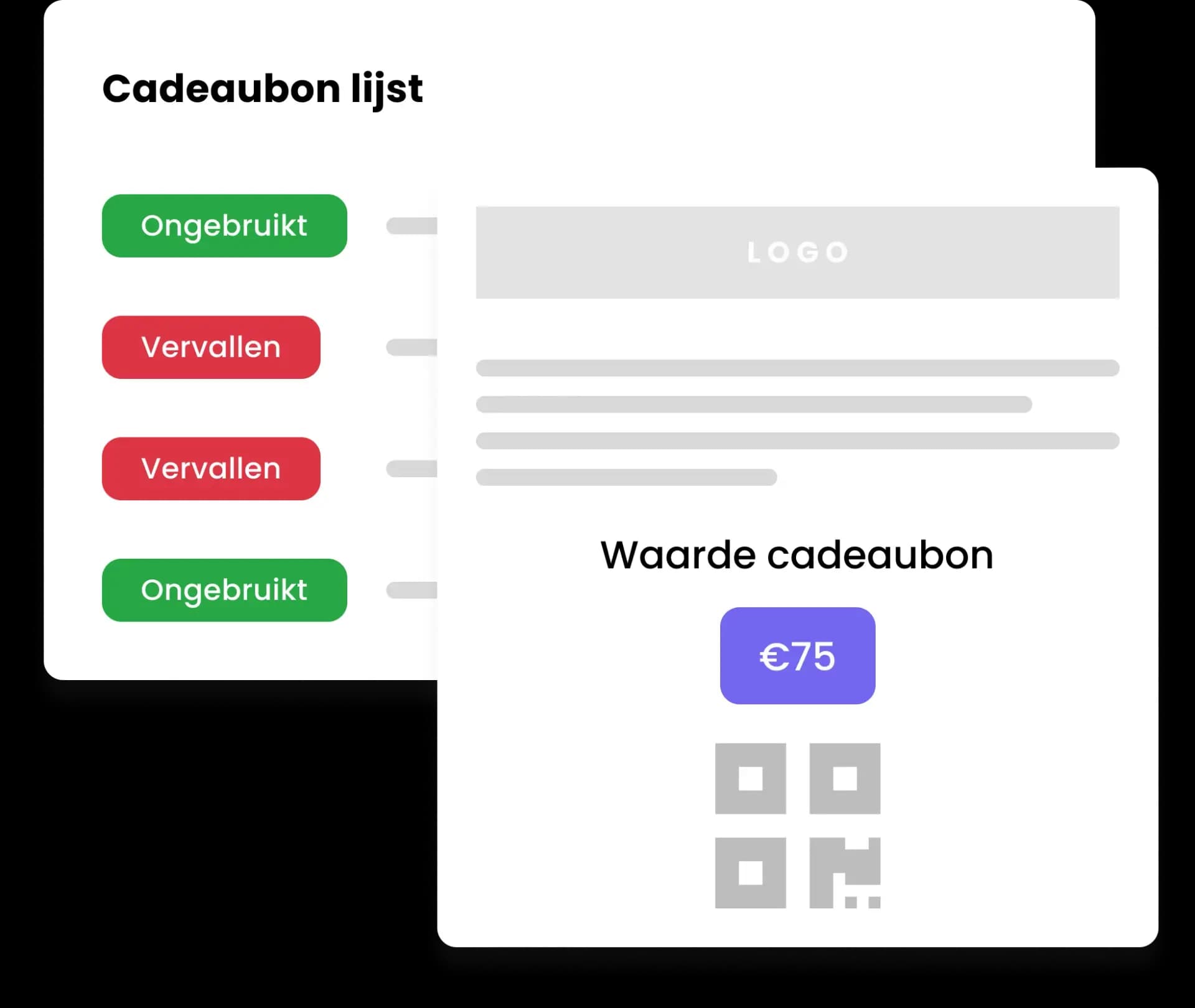 A gift card system with insight