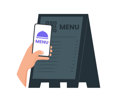 Through your own RestoManager you can adapt your menu to the QR codes in your venue