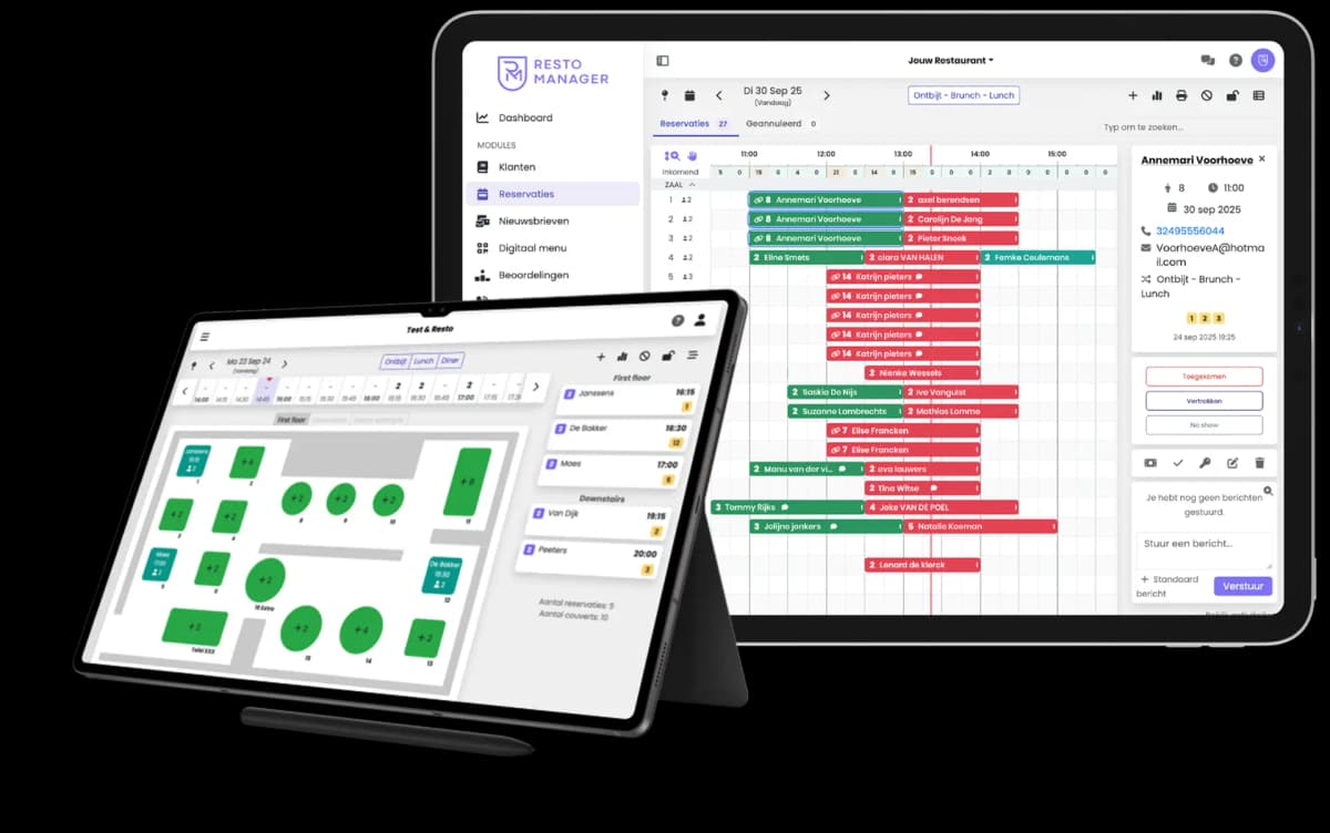 RestoManager Reserveringssysteem