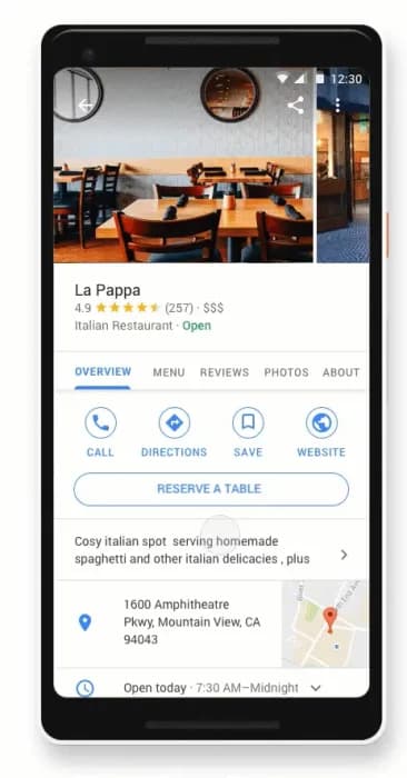 Laissez les clients réserver directement via Google Maps