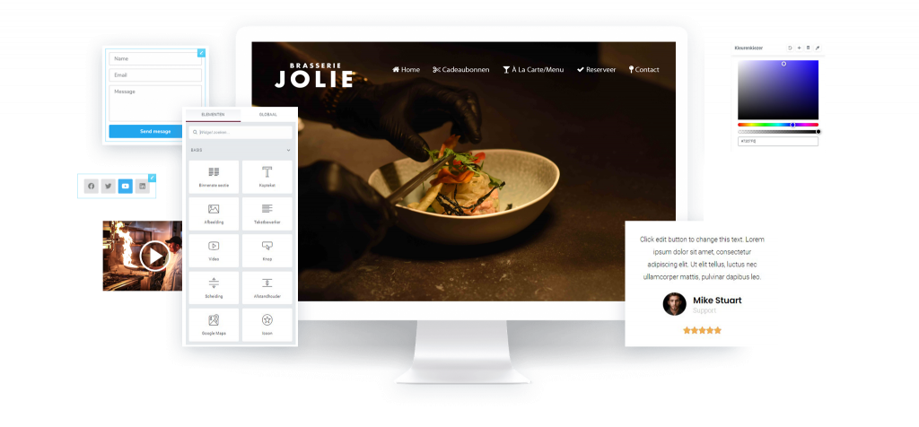 Professionele website, horecaspecifieke websites, websites voor restaurants en horecazaken. Website.